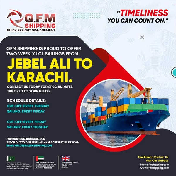 QFM Shipping LCL Service
