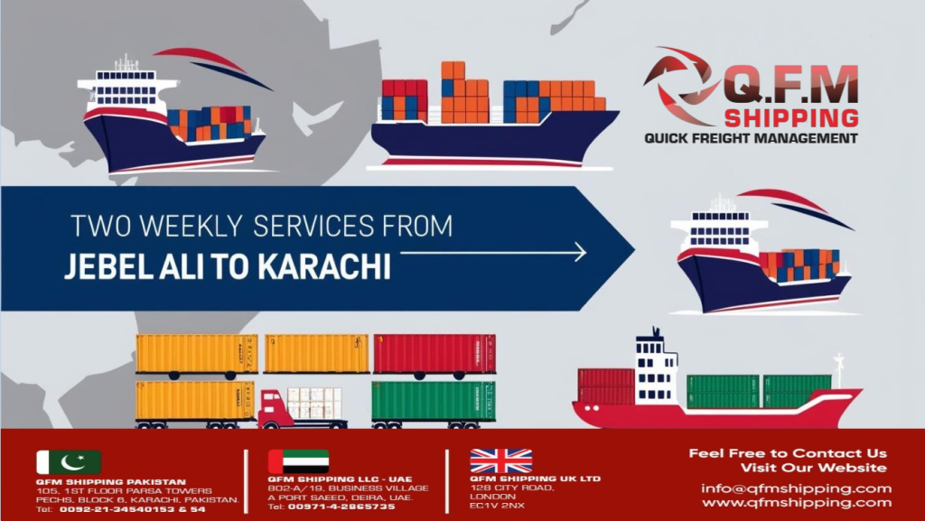 Jebel Ali to Karachi