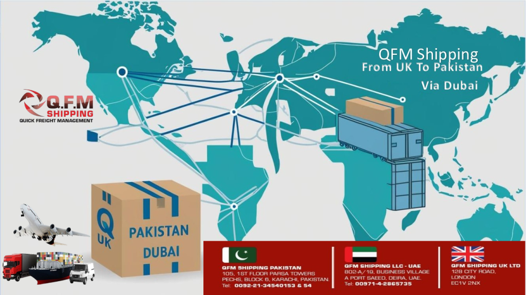 QFM Shipping Pakistan Dubai UK