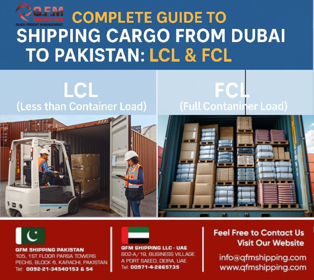 LCL - FCL QFM Shipping