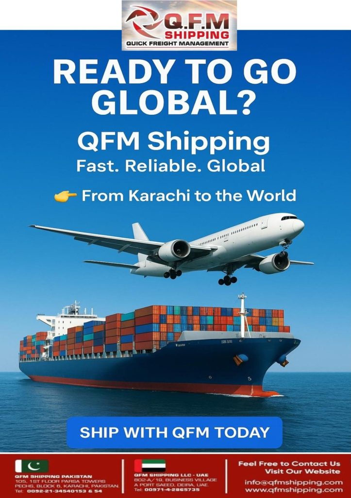 QFM Shipping Deliver Globally
