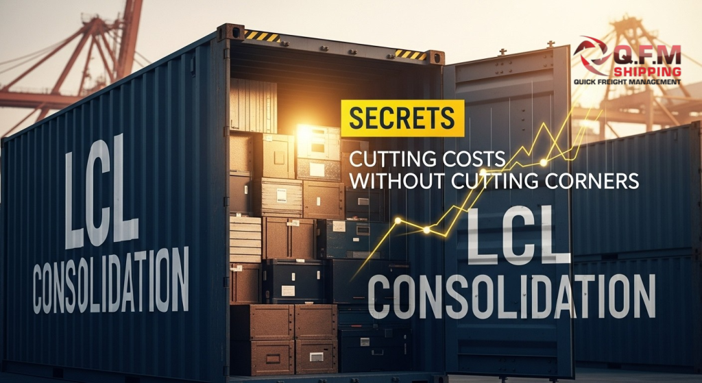 Cut shipping costs smartly with QFM Shipping’s LCL consolidation