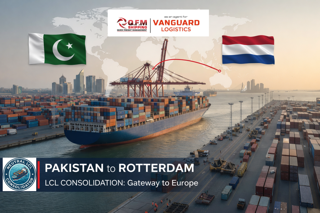 Pakistan to Rotterdam LCL