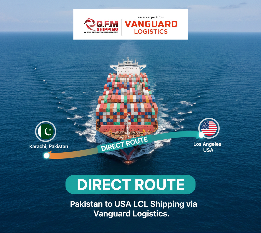 Pakistan to USA LCL Shipping