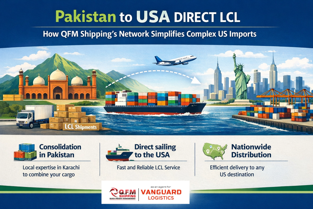 Pakistan to USA Direct LCL Consolidation