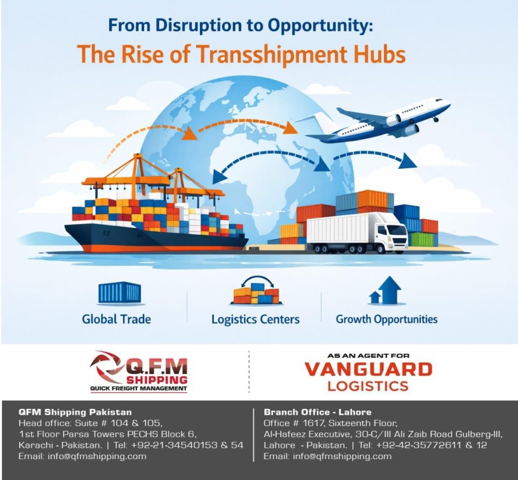 Rise of transshipment hubs