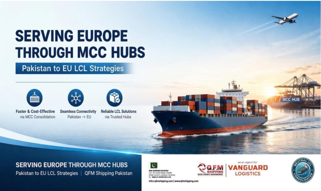 Pakistan Europe LCL routes