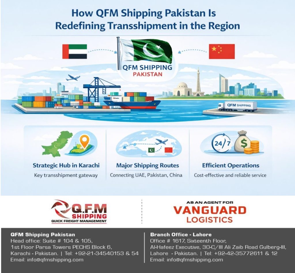 QFM Shipping Pakistan transshipment