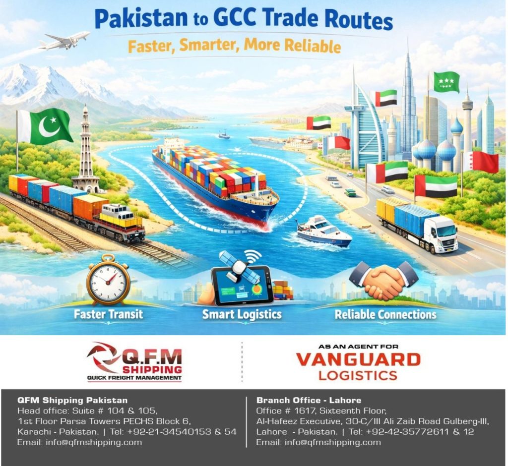 Pakistan to GCC Trade Routes
