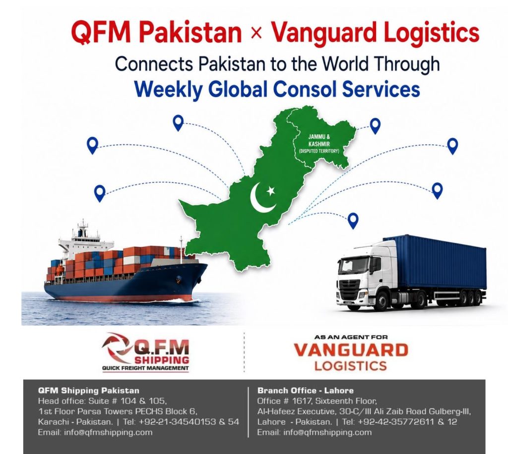 QFM Pakistan + Vanguard Logistics